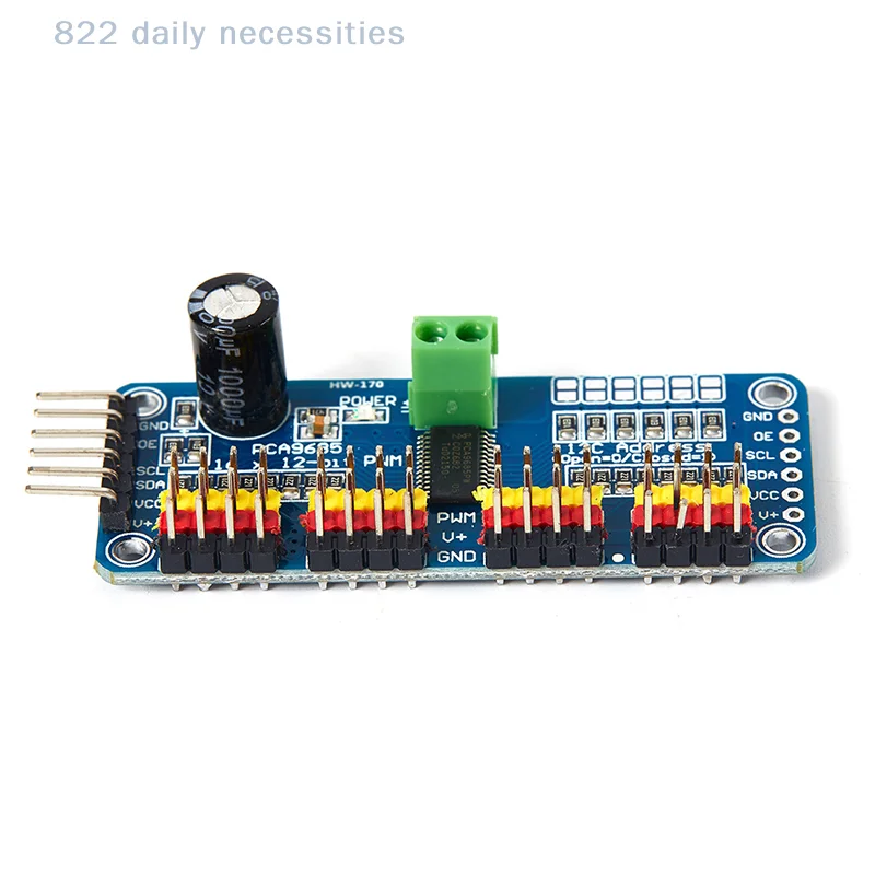 convenient16 Channel 12-bit PWM Servo motor Driver I2C Module Compatible With PCA9685 Module PWM Servo Driver Board IIC