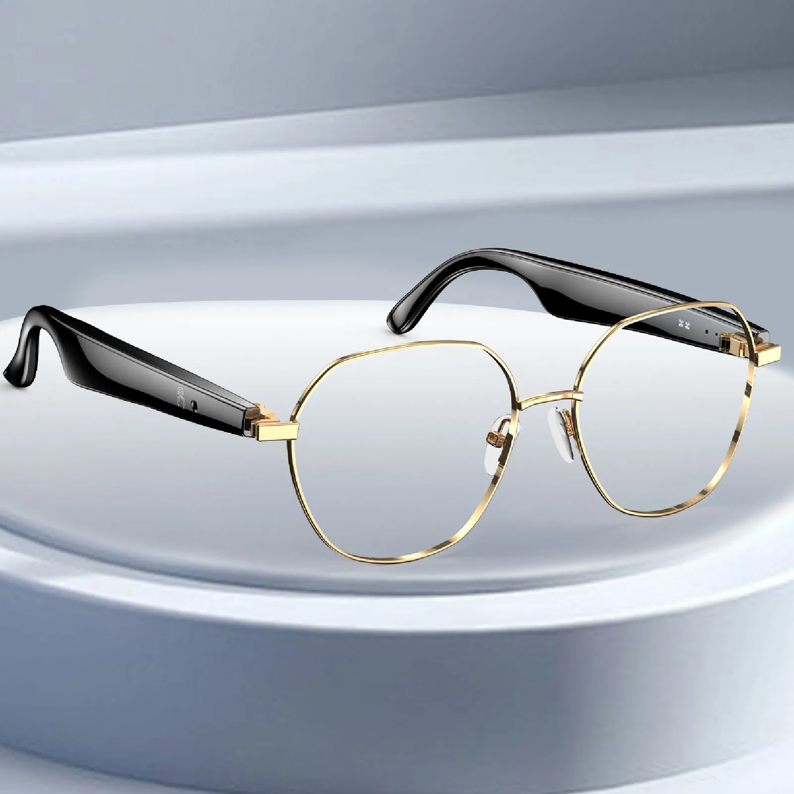 

AI Translation Glasses with Bluetooth Anti Blue Light LensRealTime Voice Translation in 163 Languages for Travel Music And Calls