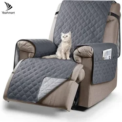 Recliner Sofa Covers Washable Changeable Slipcovers Non Slip for Kids/Dogs/Pet Washable Furniture Protector with Elastic Strap