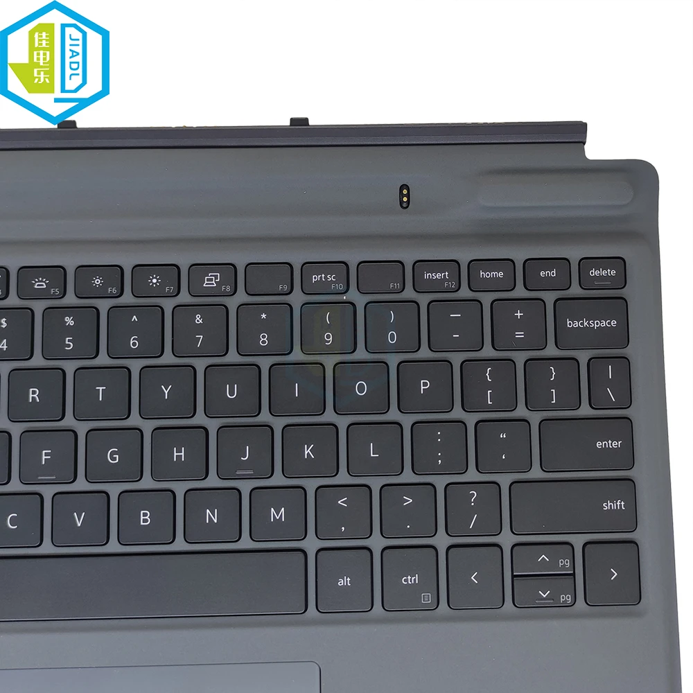 Imagem -02 - Eua Inglês Teclado Touchpad Palmrest para Dell Latitude 7320 Destacável Viagem K19m K19m001 Eua Substituição Teclados Original