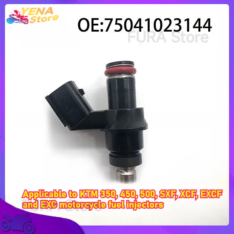

75041023144 is applicable to KTM 350 450 500 SXF XCF EXCF EXC motorcycle fuel injectors and motorcycle parts