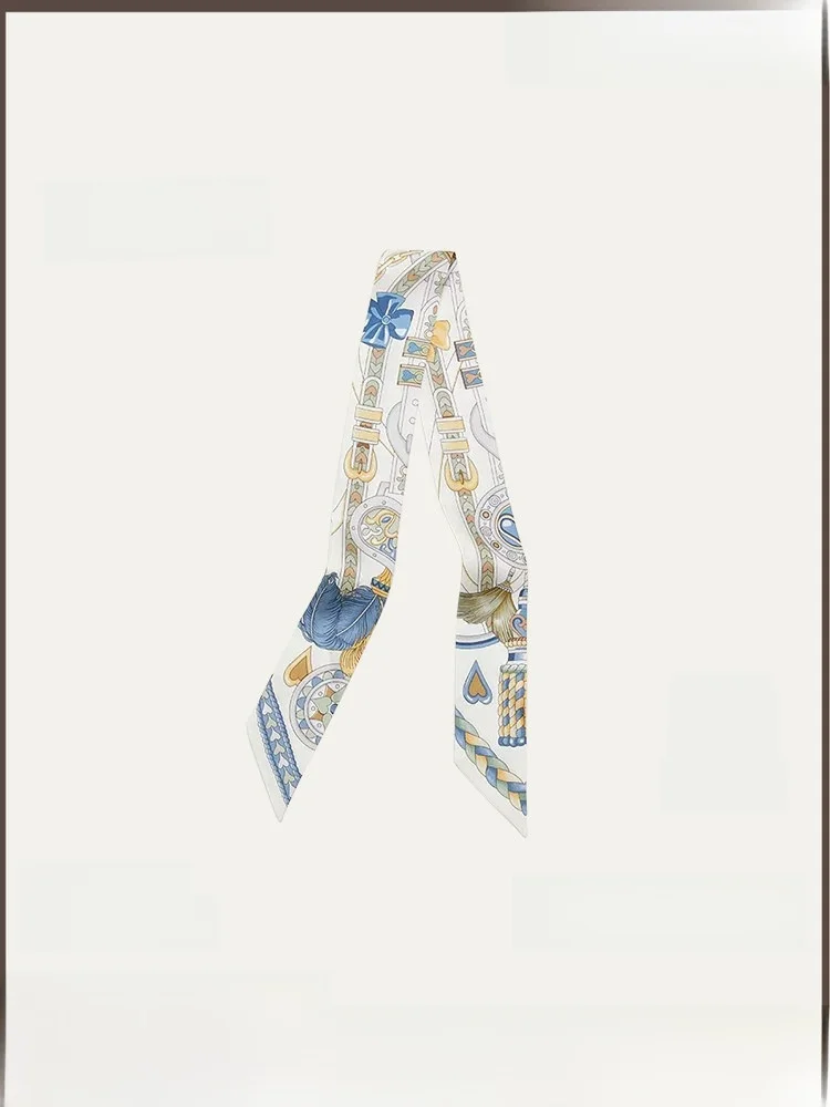 heritage-handmade-silk-scarf-hair-ties-real-silk-handle-bag-wrap-for-love-of-hermes-scarves-versatile-fashion-accessories