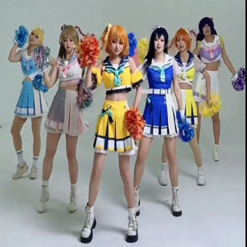 الحب لايف يهتف فتاة المصفقين 9 شخصيات كوساكا هونوكا مينامي كوتوري سونودا أومي أيأسه إيلي ملابس أنيمي تأثيري ازياء #1