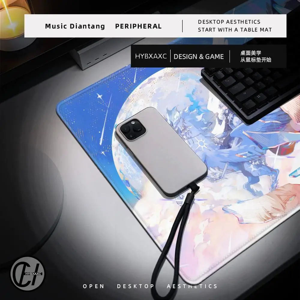 Honkai Star Rail Phainon Mousepad Computer Gaming Accessories HD Decoracion Keyboard Pad Office Rubber Mouse Pad Desk Mouse Mat