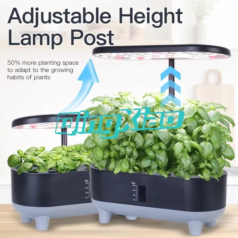 Large Capacity Smart Hydroponic Box With LED Grow Light For Indoor Household Soilless Vegetable Herb And Flower Cultivation