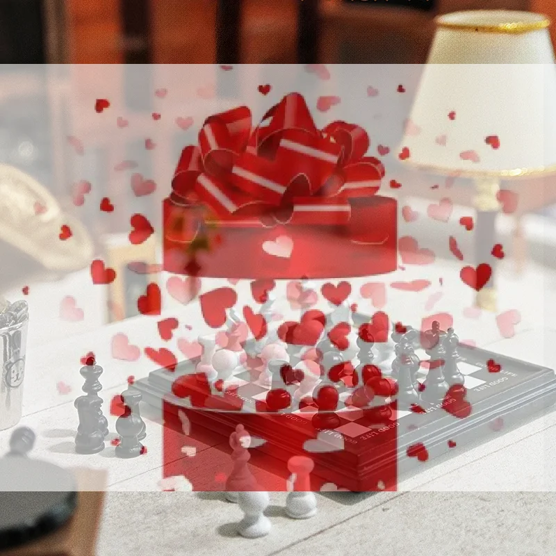 【BS】Conjunto de Xadrez Miniatura para Casa de Bonecas 1/12, Peças de Xadrez Pretas e Brancas, Tabuleiro de Xadrez, Ornamentos, Decoração para Casa de Bonecas, Brinquedos de Faz de Conta