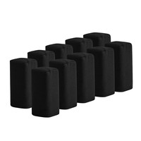 5/10 PCS Car Detailing Suede Sponge Applicator Ceramic Coating Polishing Sponge Paint Care Waxing Polish Block Cleaning Tool