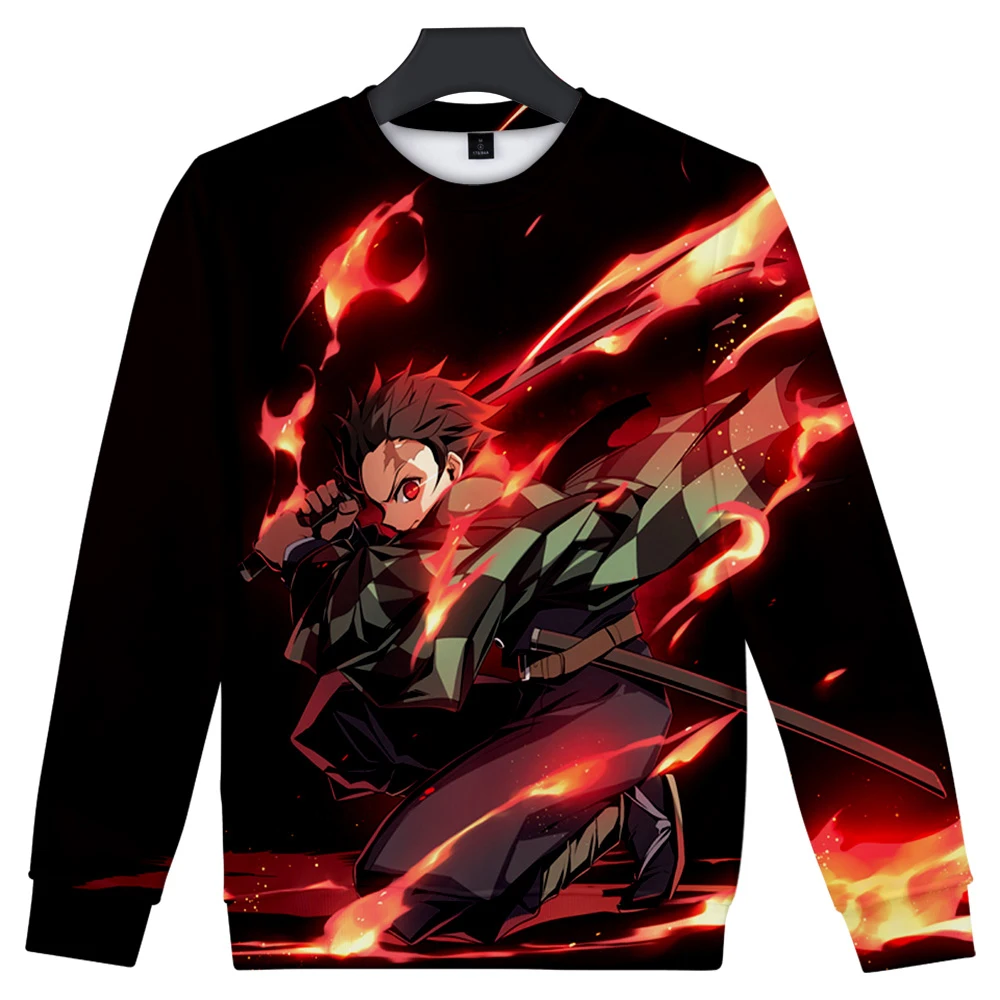 

Hot Sale Demon Slayer 3D Hatless Sweatshirt Men/women Fashion Kimetsu No Yaiba Sweatshirt 3D Capless Autumn Winter Pullover Tops