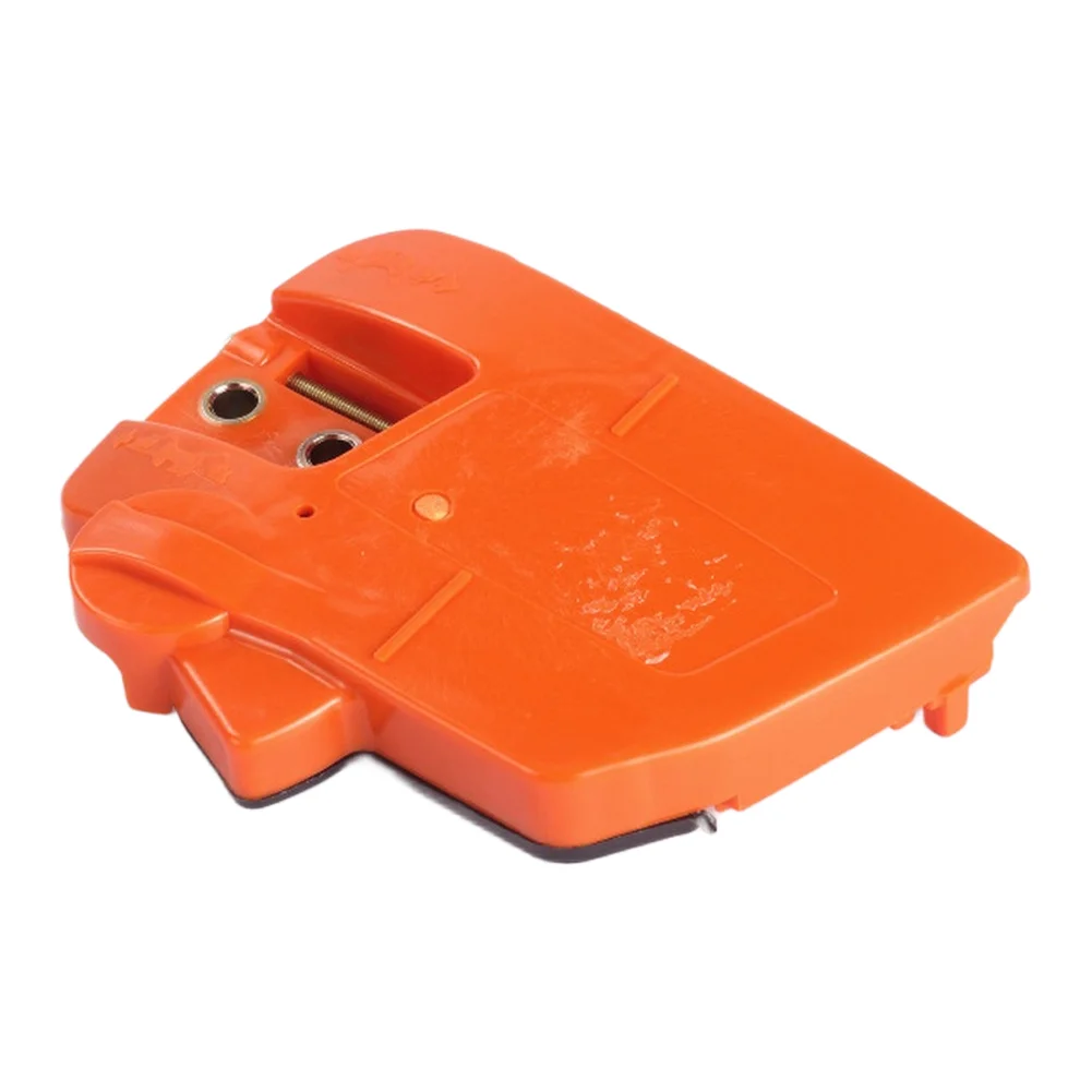 1Pc Orange ABS Side Clutch Cover Brake Guard Guide Plate For HUS236 HUS240 Chainsaw Wood Cutting Tool Accessories