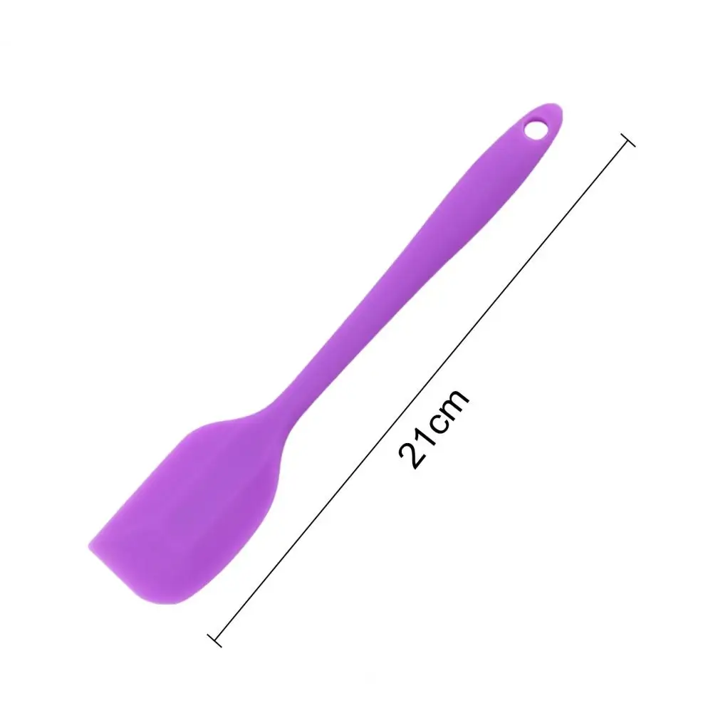 21cm Silicone Scraper For Baking Cooking Scraping Heat Resistant Spatula Non Stick BPA-Free Kitchen Tools For Home Restaurant