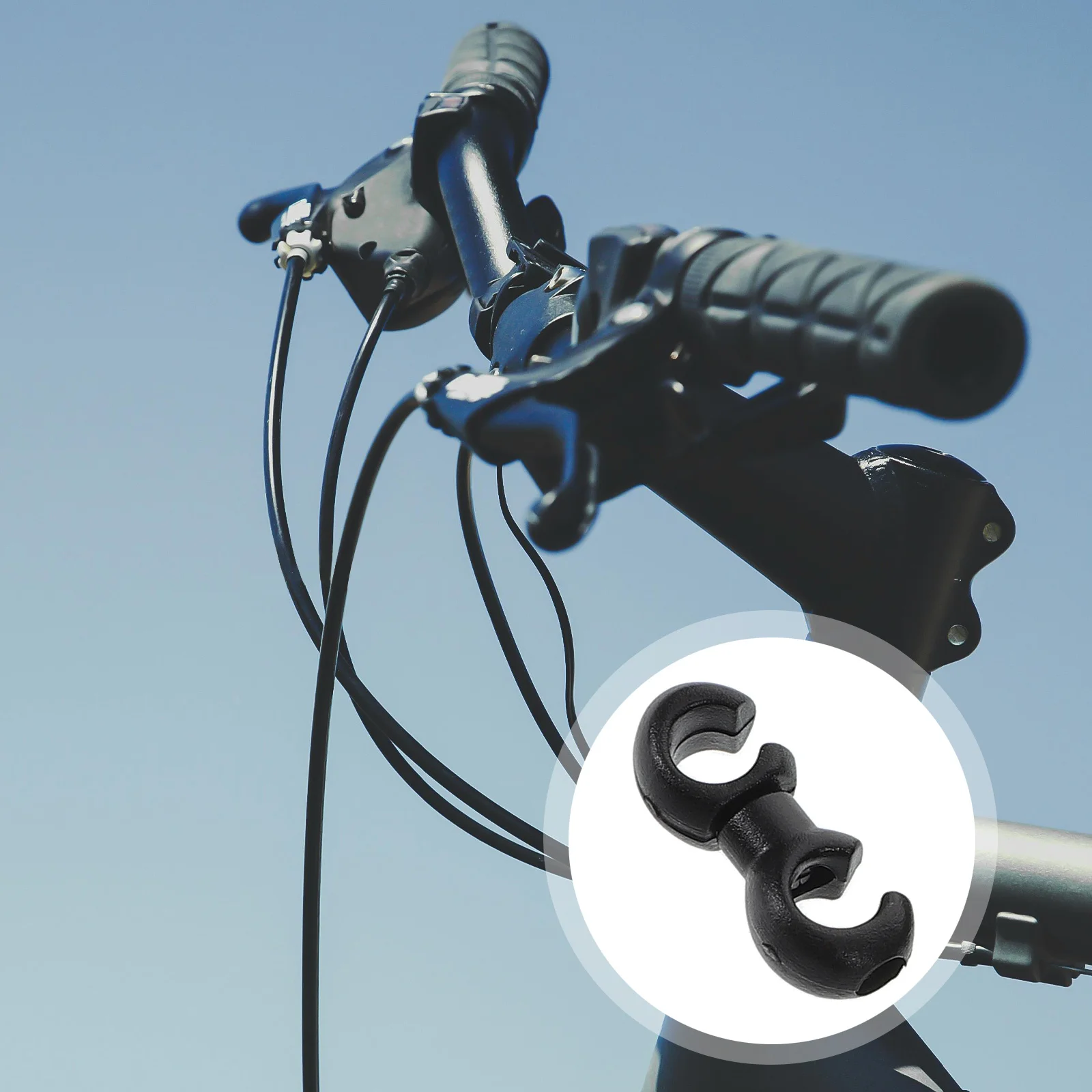 

10Pcs Bicycle Cable Clips S-Hook Clamps for Bike Brake Shift Cables Oil Pipe Fixing Road Mountain Bicycle Wire Management