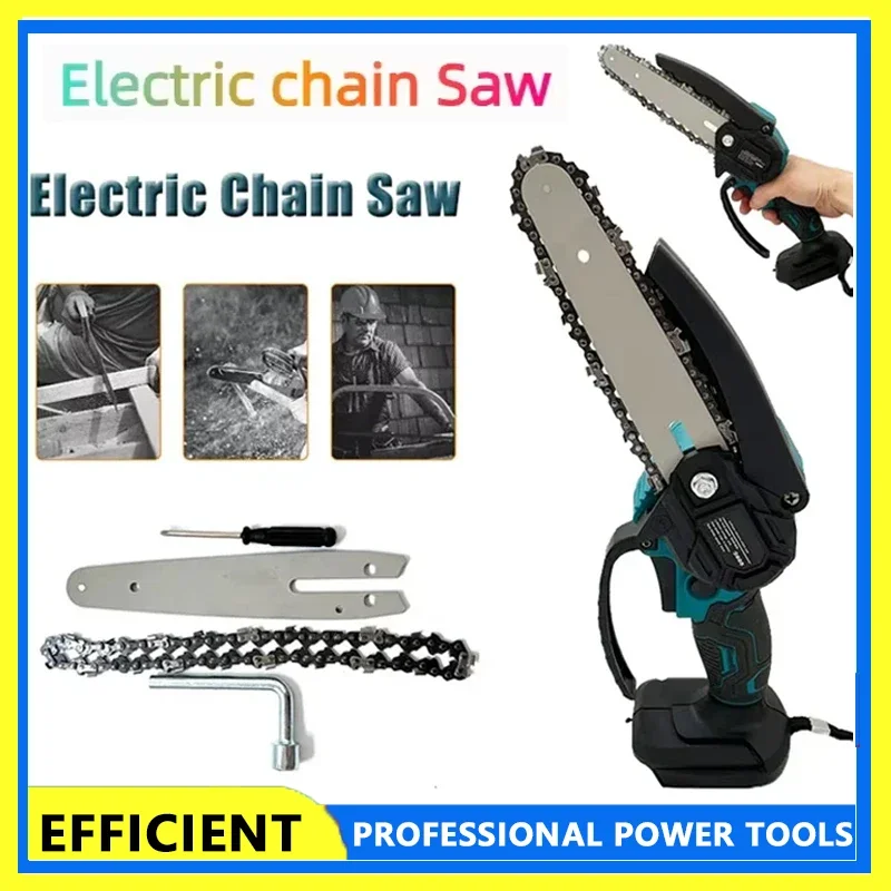 

Makita 18 В с питанием от аккумулятора 6-дюймовая электрическая цепная пила ручная портативная бензопила по дереву для обрезки сада