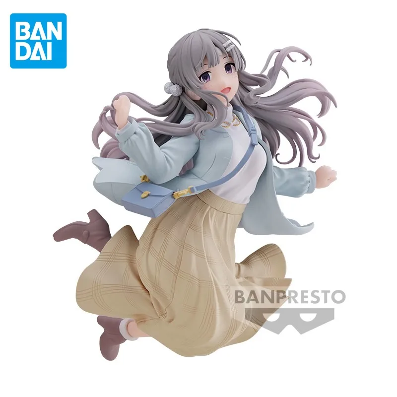 Bandai Original THE IDOLM STER Anime Figure Emotional Lens Yukoku Kiriko Action Figure Toys for Boys Girls Kids Birthday Gifts