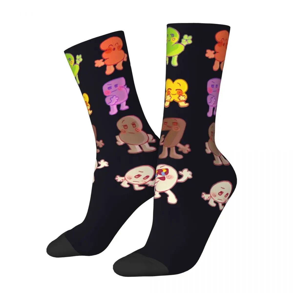 

BFB, все цифры, алгебралийские носки, супер мягкие чулки в стиле Харадзюку, всесезонные длинные носки, аксессуары, унисекс, рождественские подарки