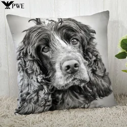 Cocker Spaniel Printing Series Sofa Creative Cushion Cover Simple Pillowcase Home Decoration Party Car