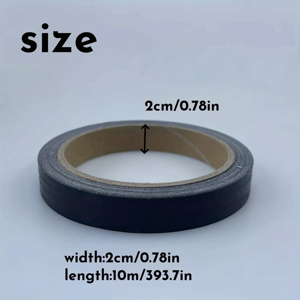 1pc 10m/393.7in Edge Band, Stickers Self-adhesive Decorative, Strips Edge Banding for Furniture Table Cabinet Board Covering