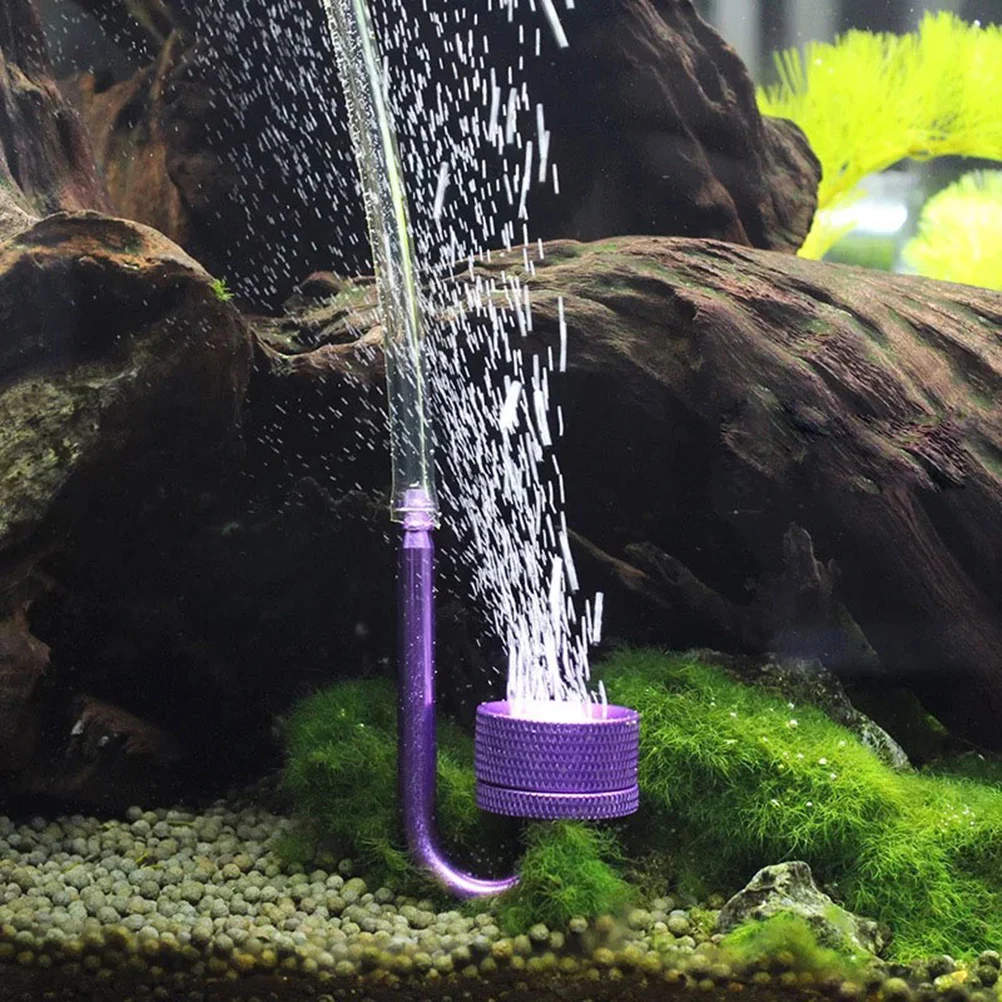 

Refiner Co2 Refiner Aquarium U-Shaped Glass Diffuser Self-Adjusting Stainless Steel Fish Tank Co2 Refining Tube