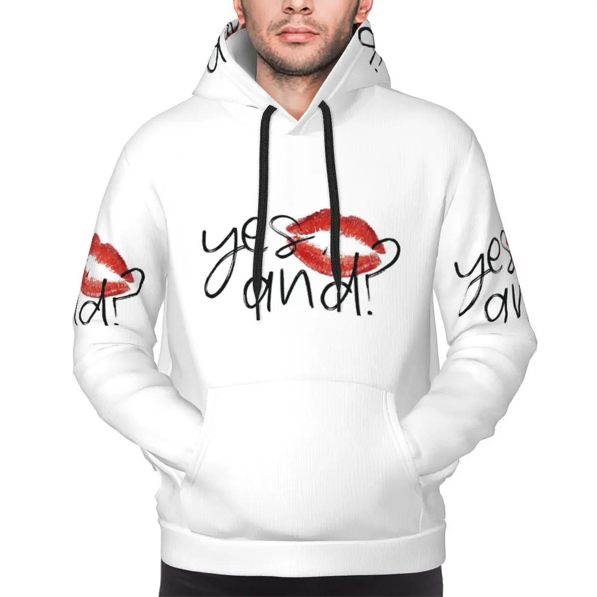 

Толстовка с капюшоном Yes And Ariana Grande, пуловер в стиле Харадзюку, осенне-зимняя мужская и женская толстовка, топы с длинными рукавами