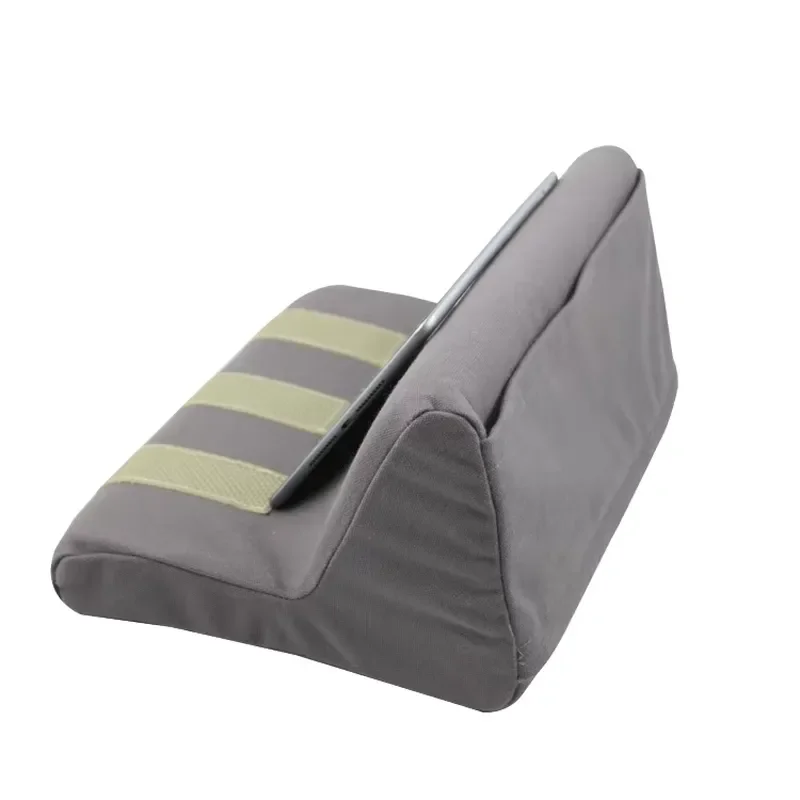 Multifunctional Reading Pillow with Phone Holder Stand Soft Backrest Support Cushion for Bed Sofa Laptop Tablet Rest Pad