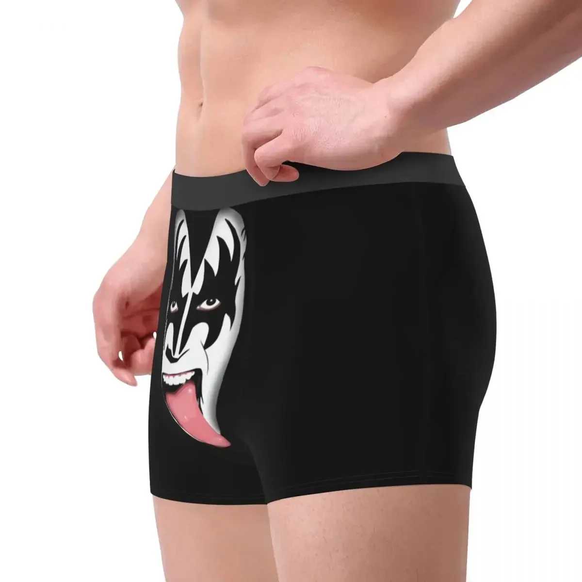 Cool The Demon Kiss Band Gene Simmons Boxers Shorts Panties Male Underpants Breathable Briefs Underwear image 3
