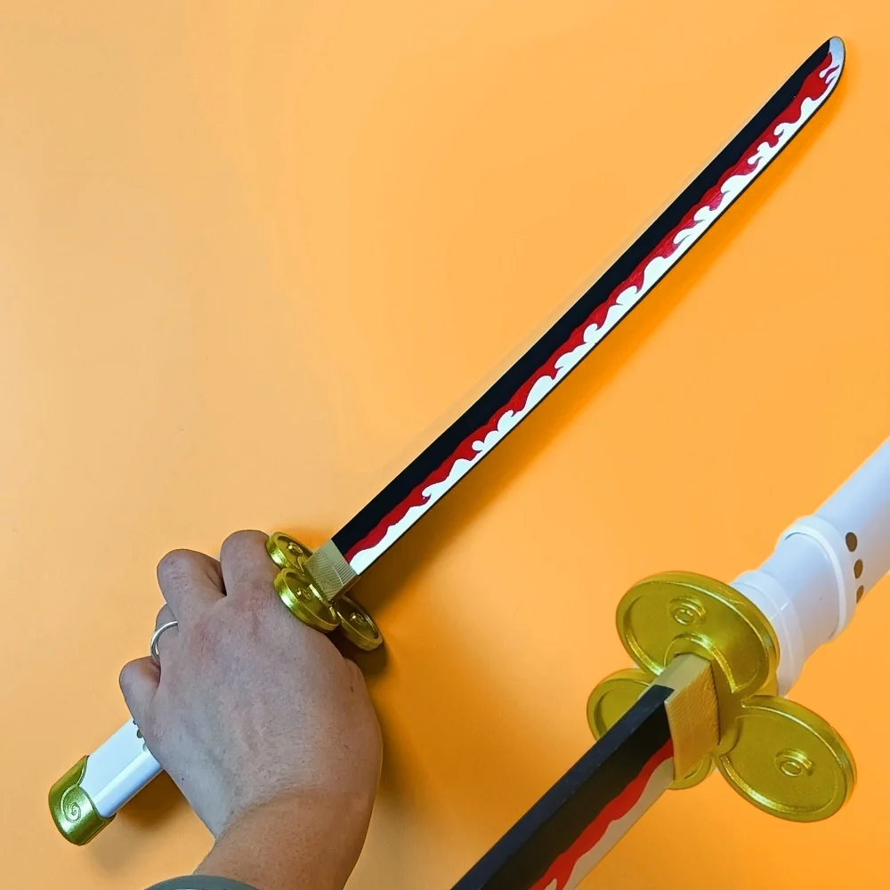 16 Polegada roronoa zoro katana ninja lâmina espada faca sabre original anime cosplay prop espada real japanesa katana unsharp brinquedo presente