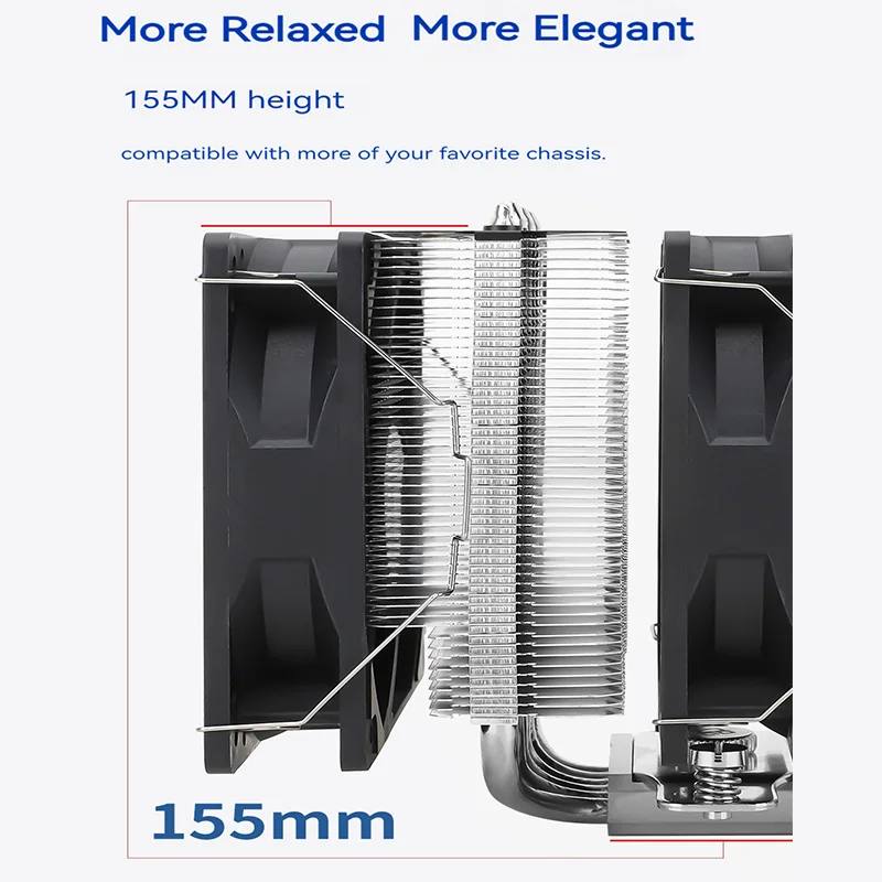 Imagem -03 - Suporte de Radiador Refrigerado a ar Torres Duplas Ventiladores Duplos Argb Cpu Cooler Aghp 3.0 Heat Pipe Plataforma Lga1700 Thermalright-pa120