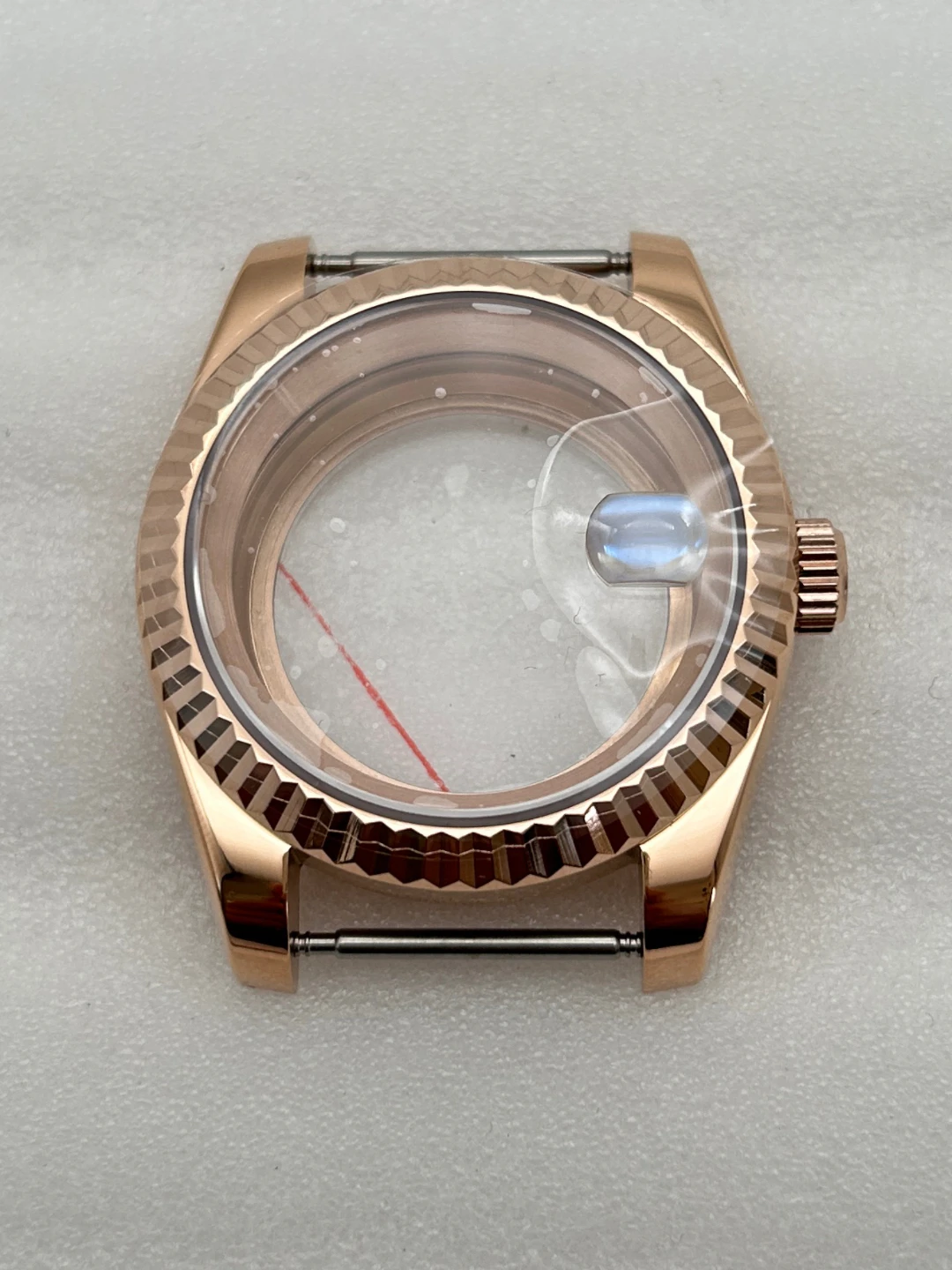 

39mm NH35 Case Stainless Steel Sapphire for Dial Diameter 28.5/29mm Log Dog Teeth Full Rose Suitable for NH35 NH36 Movement NEW