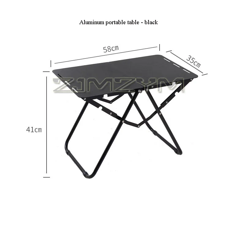 Camping Folding Table Outdoor Beach Picnic Table Road Trip Ultra-Light Aluminum Alloy Portable Small Table Quick Opening Table