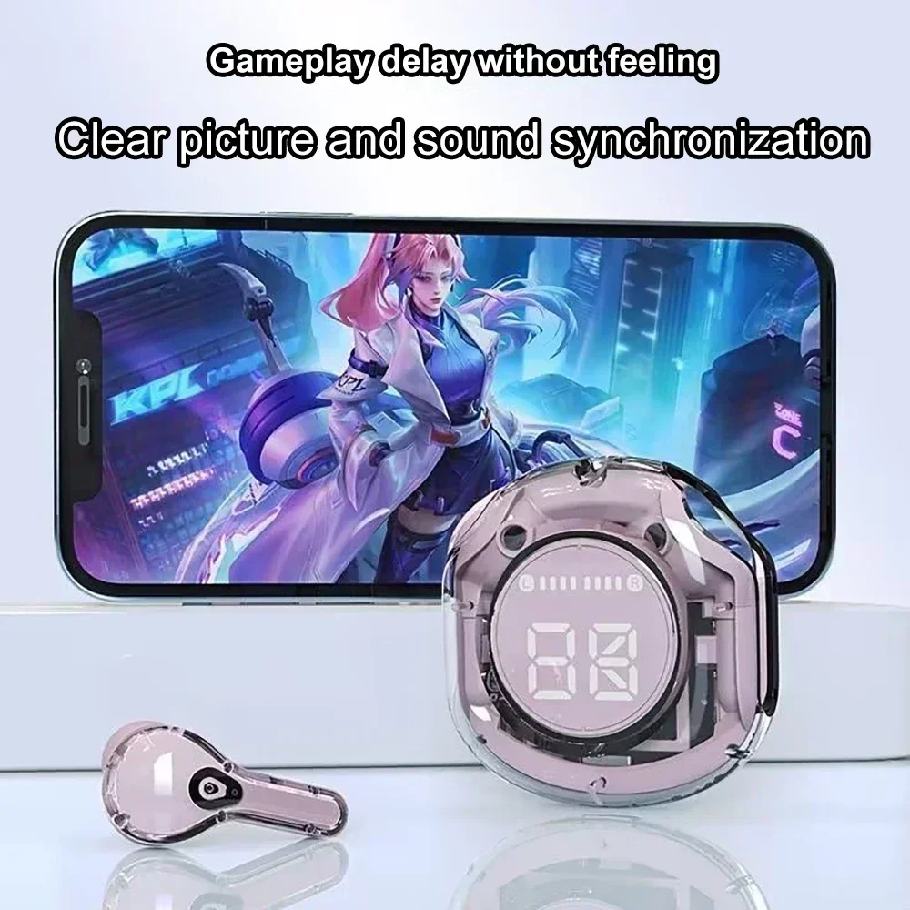 Cuffie Bluetooth T8 con display digitale a LED per l'indicazione della potenza e auricolari wireless._voghion.com
