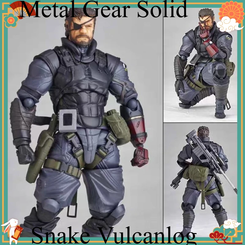 Figuras de Acción de Metal Gear Solid V The Phantom Pain Venom Snake Big Boss Vulcanlog 004 KO, Totalmente Articuladas, Modelo Coleccionable, Regalo