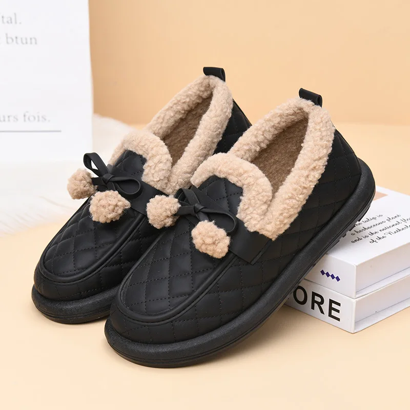 New Autumn and Winter Products Women's Low Cut Cotton Boots Warm Comfortable Breathable and Casual Shoes