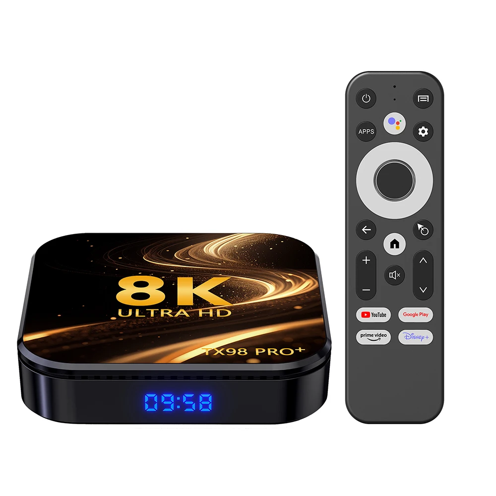 TX98 PRO+ TV Box Rk3528 Quad Core Android TV Box Android 13.0 2GB 16GB 8K Wifi Set Top Box