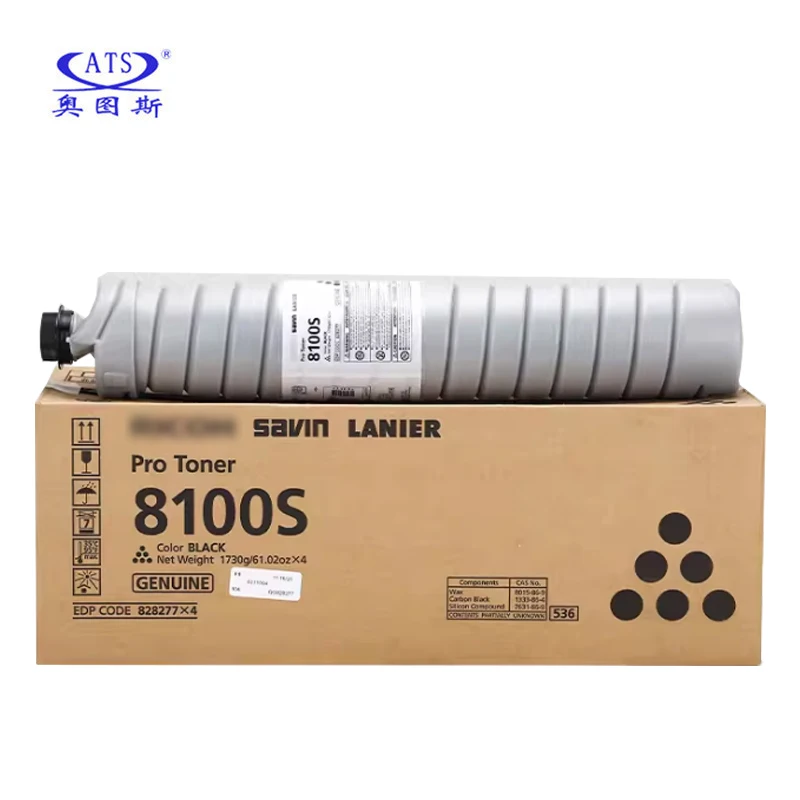 

1PC Pro8100 Pro8110 Pro8120 Pro8100S Original Toner Cartridge For Ricoh Pro 8100 8110 8120 8100S Pro8100S Toner Powder