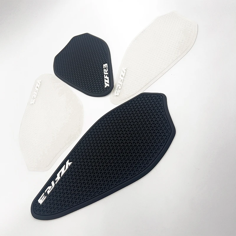 Ajustement pour HurcycleYamaha YZF-R3 2019 -2023 autocollant en caoutchouc Côté Carburant précieux Sous Précieux Coussinets Protecteur Autocollants Genou Grip Traction Pad