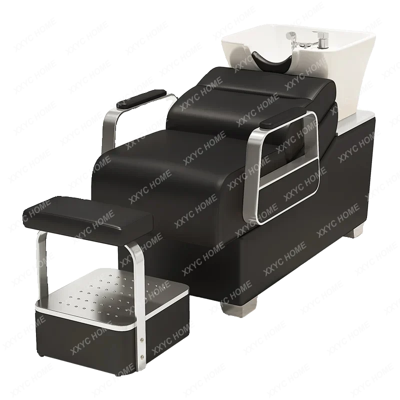 

Простая полулежачая кровать, специально для парикмахерской, парикмахерской, легкая роскошная модная кровать для шампуня в магазине.