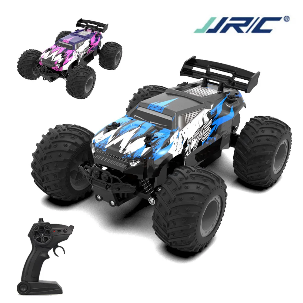 Jjrc q175 carro de controle remoto 2.4ghz motores duplos drive rc fora de estrada carro com luz led 1:18 caminhão off-road brinquedos presentes das crianças