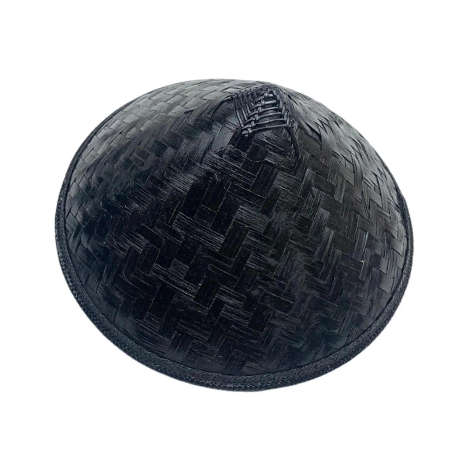 Bamboo Braided Hat Crafting Handmade Headwear Outdoor Farming Cap Asian Hat Tapered Fishing Hat for Summer Beach Travel Children