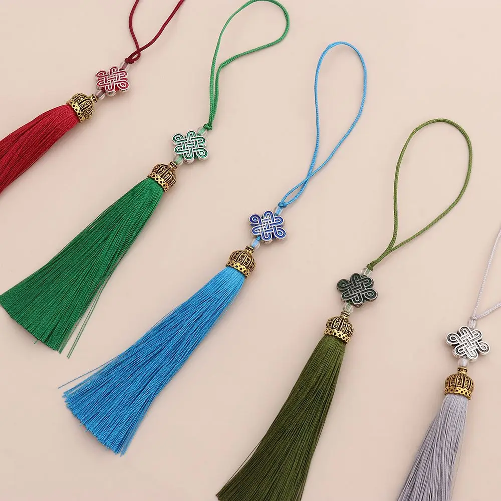 Home Decor Hanging Decorations Crafts Car Mirror Knot Tassel Chinese style Tassel Pendant Phone Case Pendant