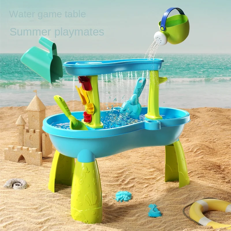 Flat replacement children\'s water table, beach play, sand table, pool play, toys, indoor and outdoor water park, kindergarten