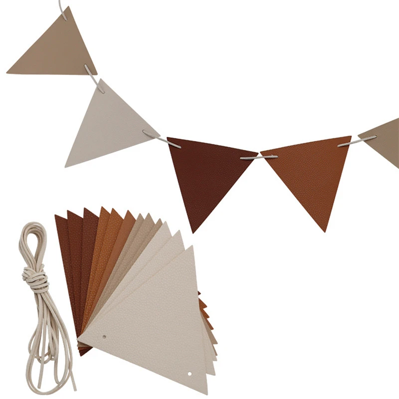 1Set Of Outdoor Camping Tents Flags, Festive Birthday Decoration Flags, Long Camping Triangle Flags