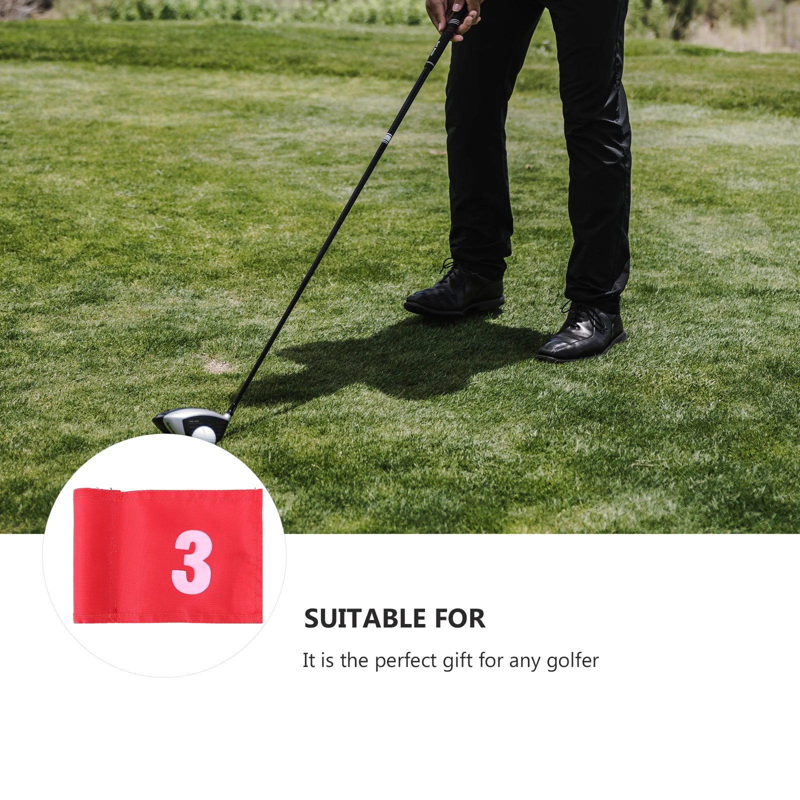 

Numbered Putting Golf Practice Marker Training Flags For Yard Durable Lightweight Golf Training Accessories