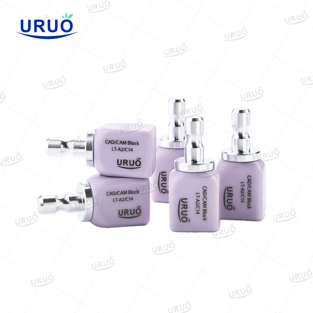 30PCS Dental Lithium Disilicate C14 Clinic Chari-side CAD CAM Materials for Veneer Crown Bridge