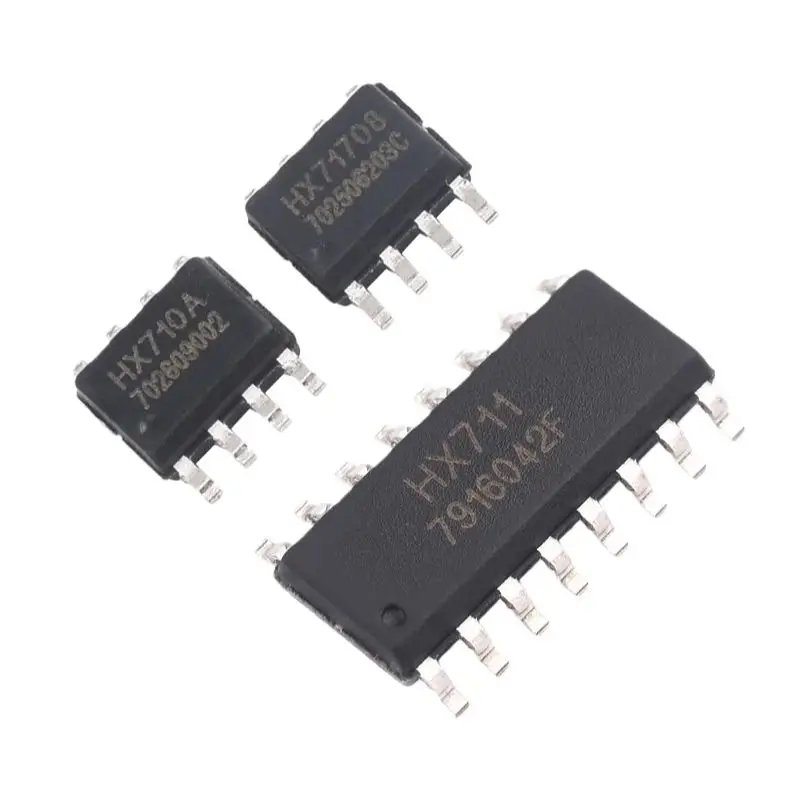 HX710A, HX71708, HX711 A/D-Wandler-IC, digitaler Temperatursensor, AD-Chip für elektronische Waagen – Detail 2