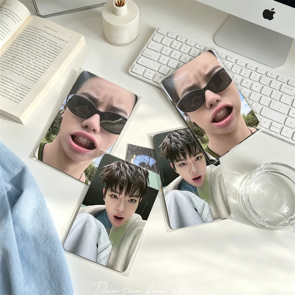 4pcs/set Idols LNGSHOT Debut Album SHOT CALLERS Photocards RYUL Woojin Louis OHYUAL Fans Collection Gifts LOMO Cards