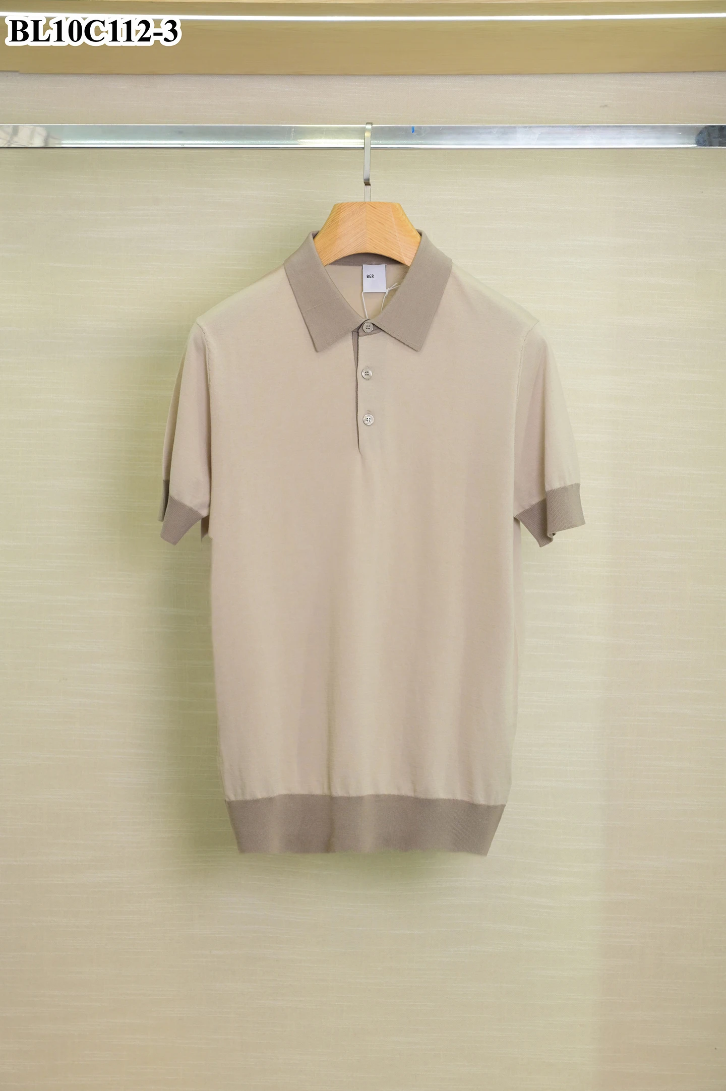 BLSK CPRT polo Shirt Silk men 2026 New Fashion embroidery elastic short sleeve thin breathable quality knitted big size M-4XL