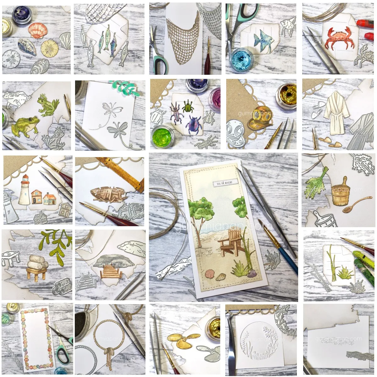 Mini Marine Animal Frogs Insect Metal Cutting Dies DIY Making Card Scrapbooking Embossed Supplies Template Decoration 2025 New