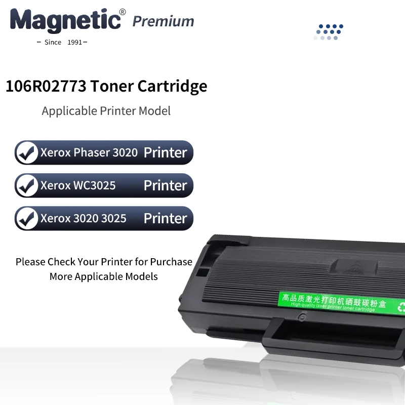 

106R02773 Compatible Toner Cartridge For Xerox 3020 3025 106R02773 Phaser 3020 WorkCentre 3025 WC3025 Laser Printer With Chips