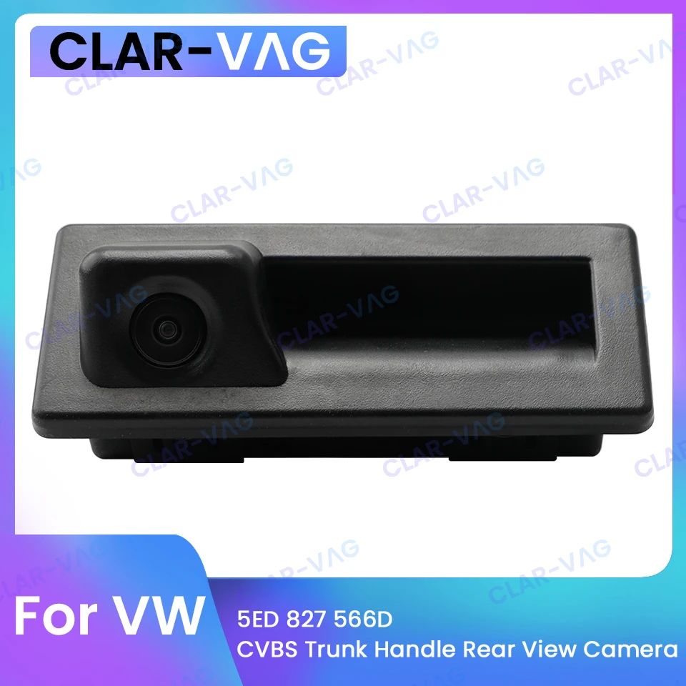 

For VW RCD360 RCD330 187A 187B MIB Radio CVBS Rear View Reversing Camera Trunk Handle for VW MQB JETTA MK6 TIGUAN 5N 5ED827566D