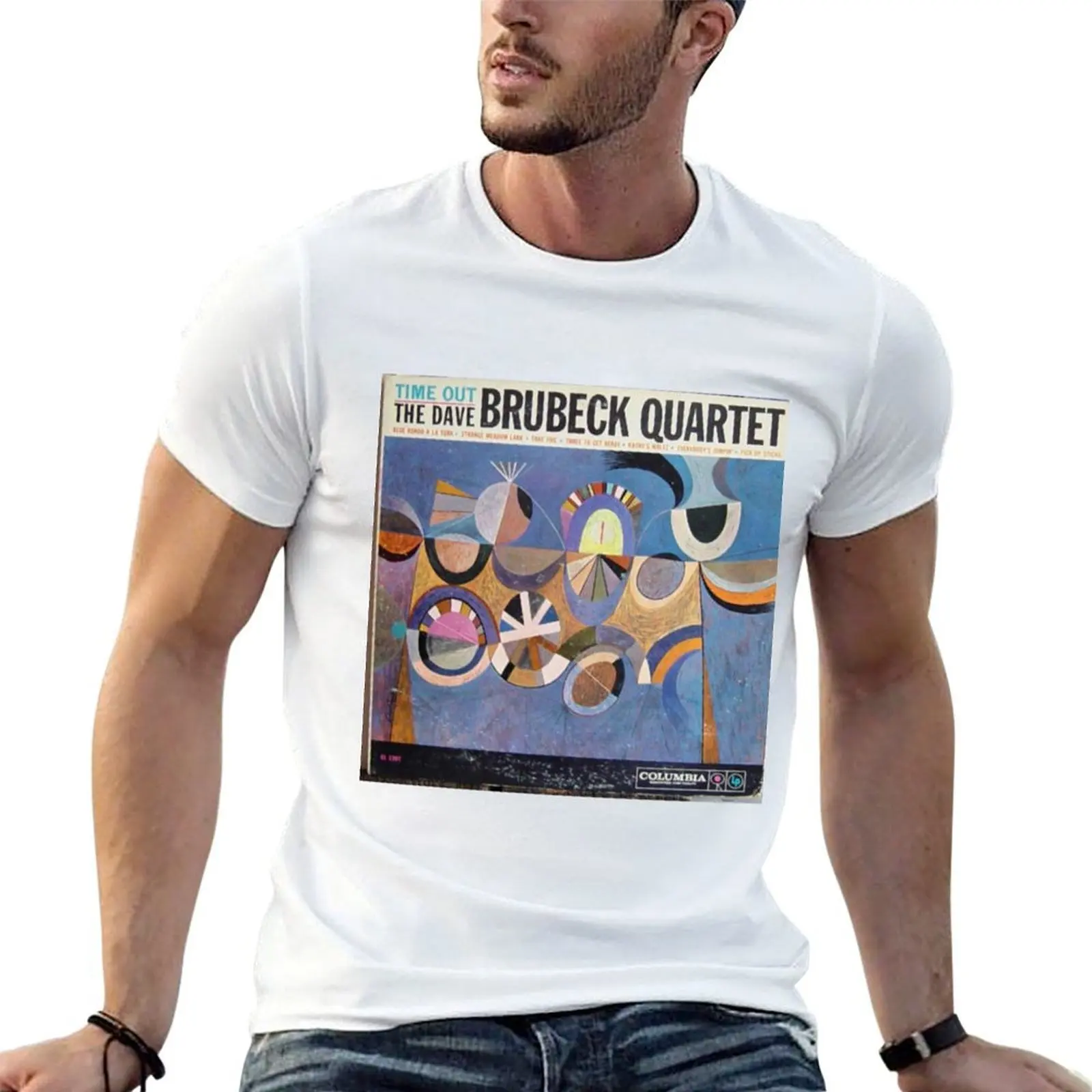 

Out, shirts Original t man men for T-Shirt cover cotton for Mono man shirts Dave casual soft Quartet, Brubeck Time t