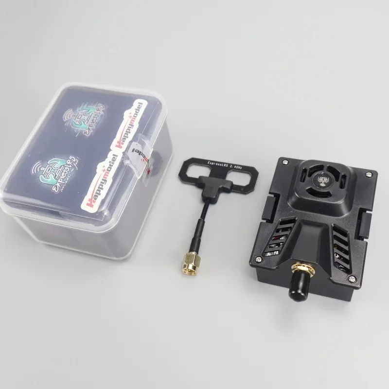 HappyModel ES24TX pro 1000mW 2.4G ExpressLRS ELRS Micro TX Module RGB LED مروحة تبريد لطائرة RC طائرة بدون طيار FPV
